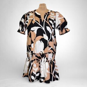 SUGARLIPS Dayspring Floral Marinella Smocked Mini Dress, NEW! Size 2X